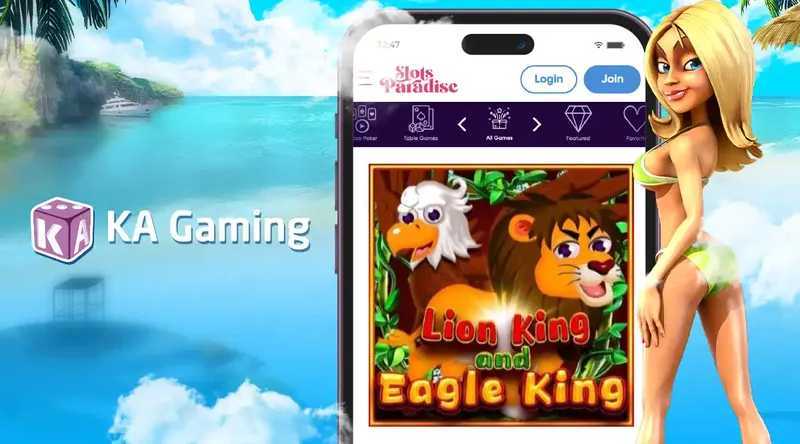 Play King The Lion Heart SA by Spadegaming