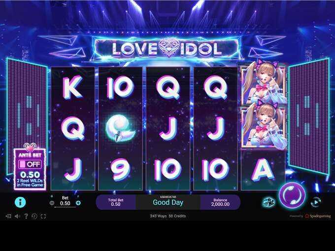 Play Love Idol by Spadegaming