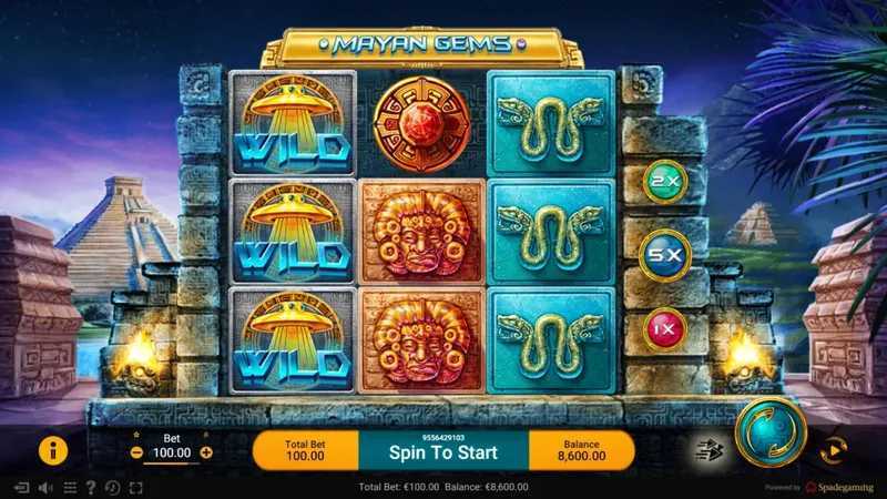 Play Mayan Gems by Spadegaming