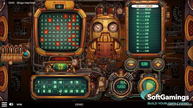 Play Bingo Machine by Spinmatic