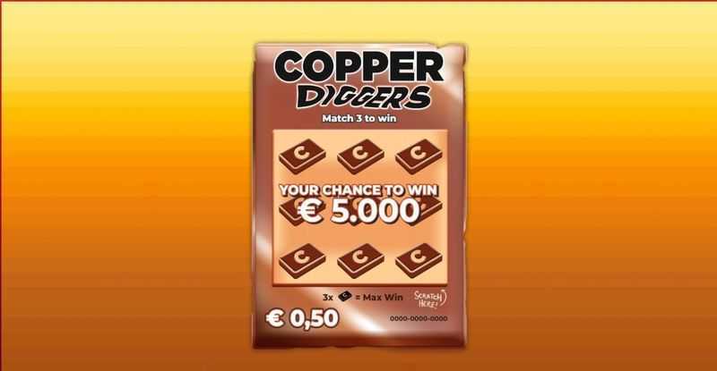 Play Copper Diggers Scratch by Spinmatic