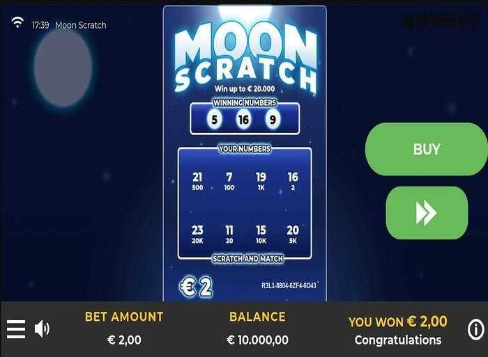 Play Moon Scratch by Spinmatic