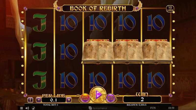 Play Book Of Rebirth by Spinomenal