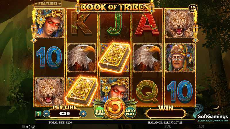 Play Casinobuck Book of Tribes by Spinomenal