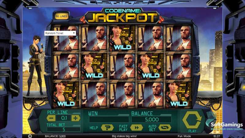 Play Code Name: Jackpot by Spinomenal