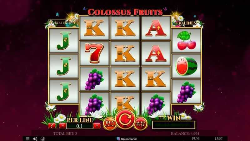 Play Colossus Fruits Easter Edition by Spinomenal