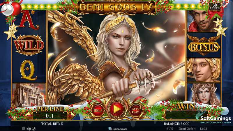 Play Demi Gods IV Christmas Edition by Spinomenal