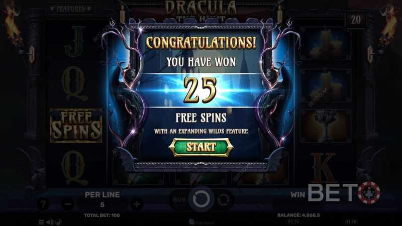 Play Dracula - Unleashed by Spinomenal