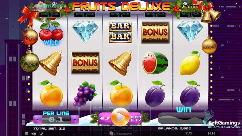 Play Fruits Deluxe Christmas Edition by Spinomenal