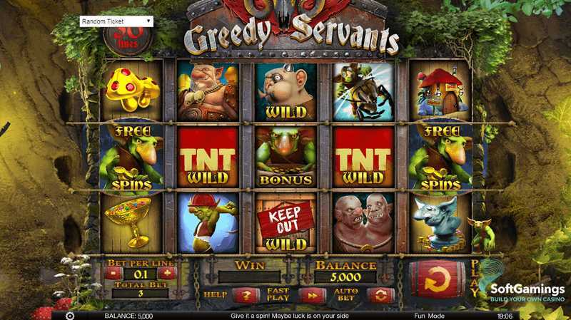 Play Greedy Servants by Spinomenal