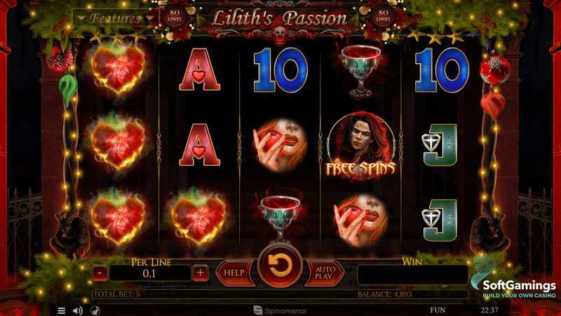 Play Lilith's Passion Christmas Edition by Spinomenal