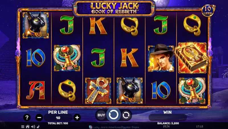 Play Lucky Jack - Book Of Rebirth by Spinomenal