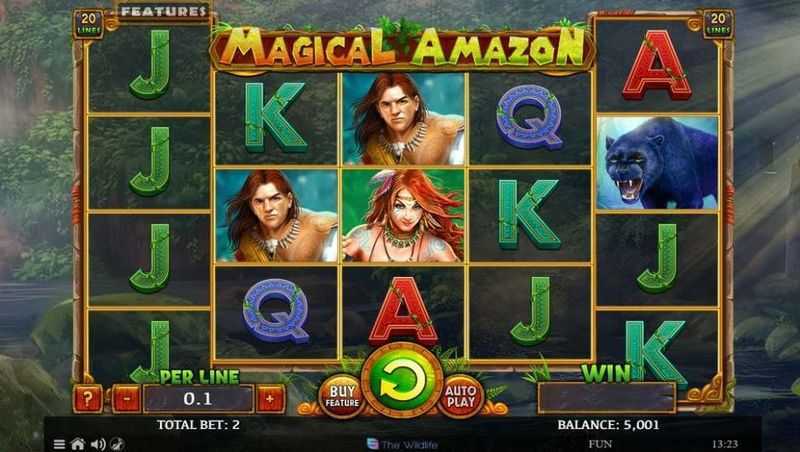 Play Magical Amazon by Spinomenal