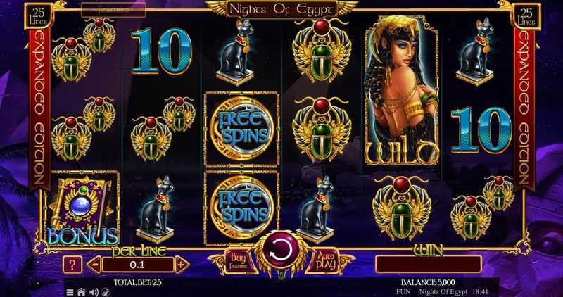 Slot Nights of Egypt Expanded Edition