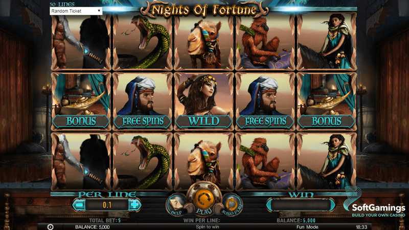 Play Nights Of Fortune by Spinomenal