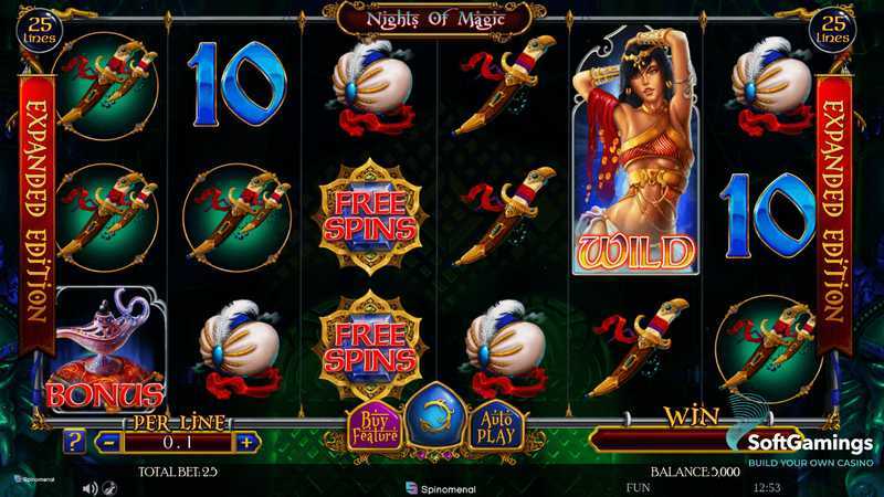 Play Nights of Magic Expanded Edition by Spinomenal