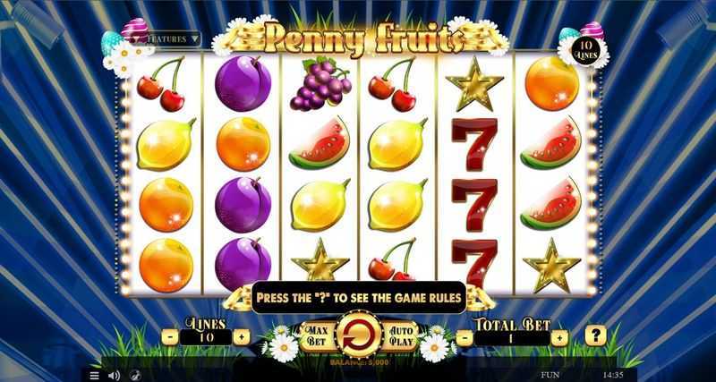 Play Penny Fruits Easter Edition by Spinomenal