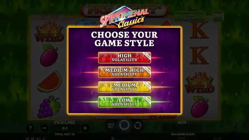 Play Pick A Fruit Fire Blaze by Spinomenal