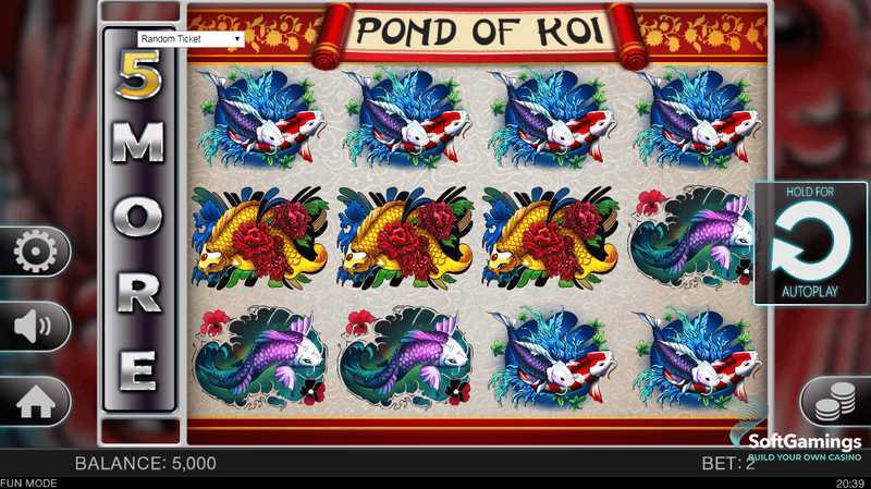 Play Pond Of Koi by Spinomenal