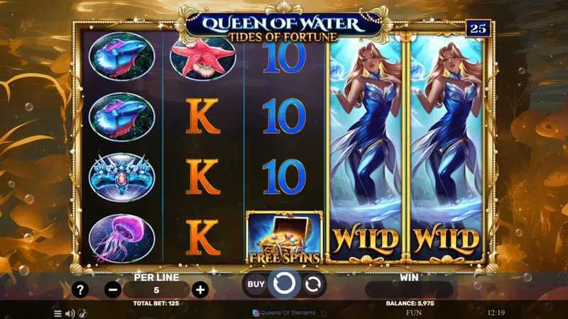 Play Queen of Water by Spinomenal