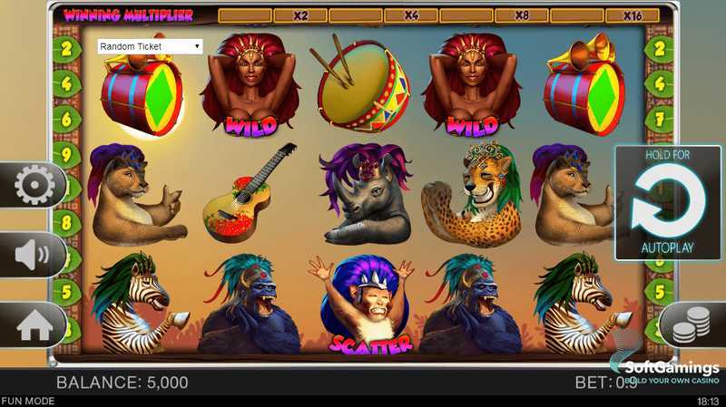 Play Safari Samba by Spinomenal