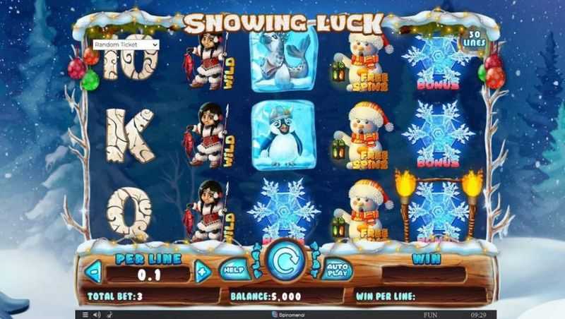 Play Snowing Luck Christmas Edition by Spinomenal