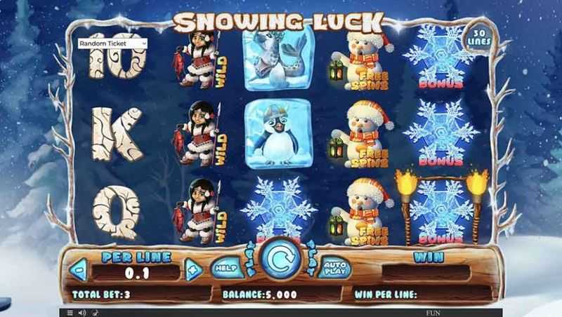 Play Snowing Luck by Spinomenal