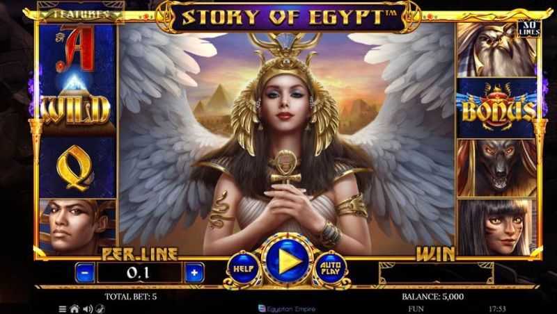 Play Times of Egypt Egyptian Darkness by Spinomenal