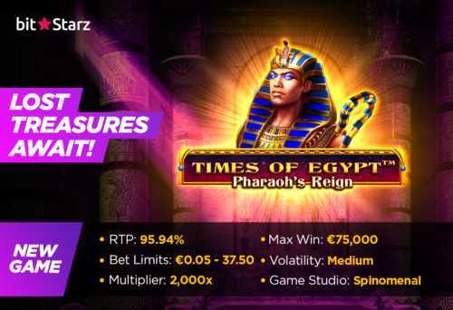 Play Times of Egypt - Pharaoh's Reign by Spinomenal