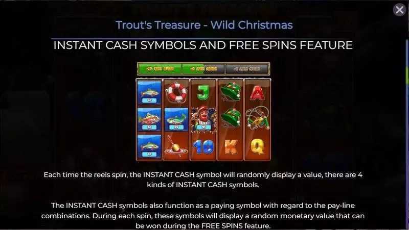 Play Trout's Treasure - Wild Christmas by Spinomenal