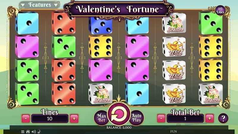 Play Valentines Fortune Dice by Spinomenal