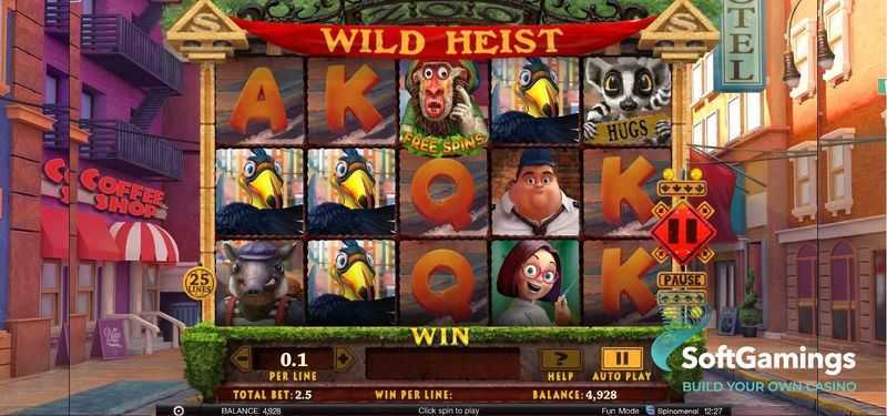 Play Wild Heist by Spinomenal