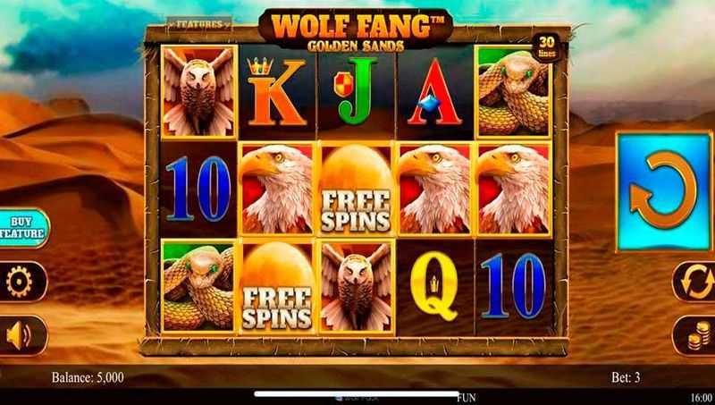 Slot Wolf Fang Golden Sands