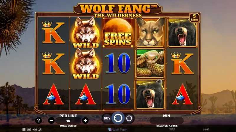 Play Wolf Fang The Wilderness by Spinomenal
