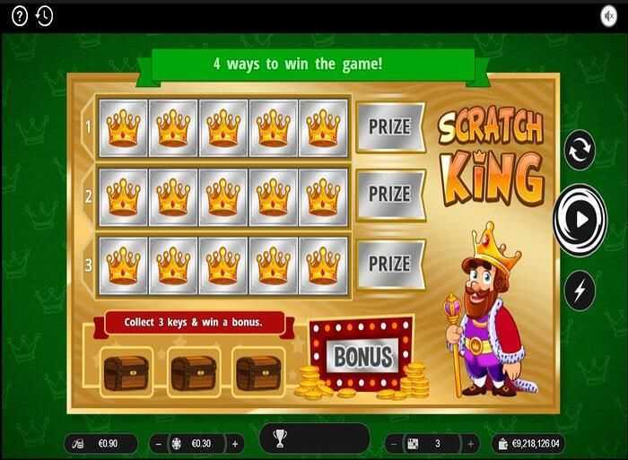 Play Scratch King by Spinoro