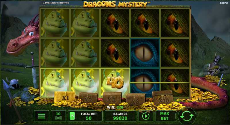 Play Dragons Mystery by Stakelogic