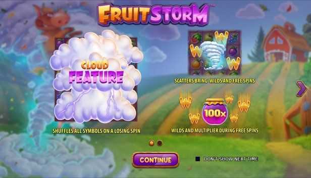 Play Fruit Storm by Stakelogic