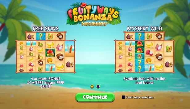 Slot Fruityways Bonanza Megaways