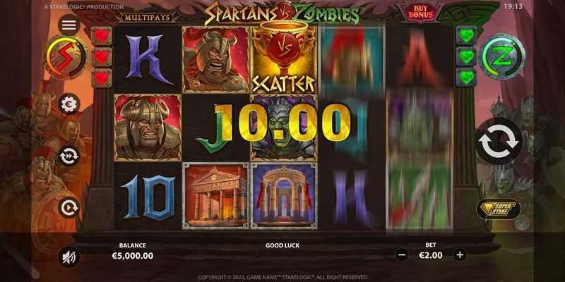 Slot Spartans vs Zombies