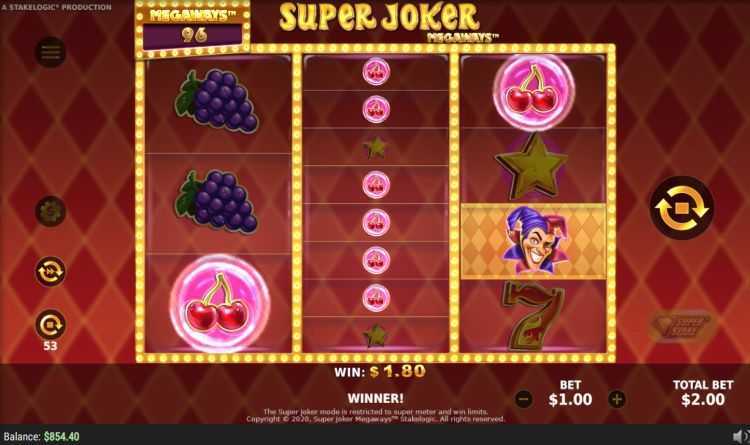 Play Super Joker Megaways by Stakelogic