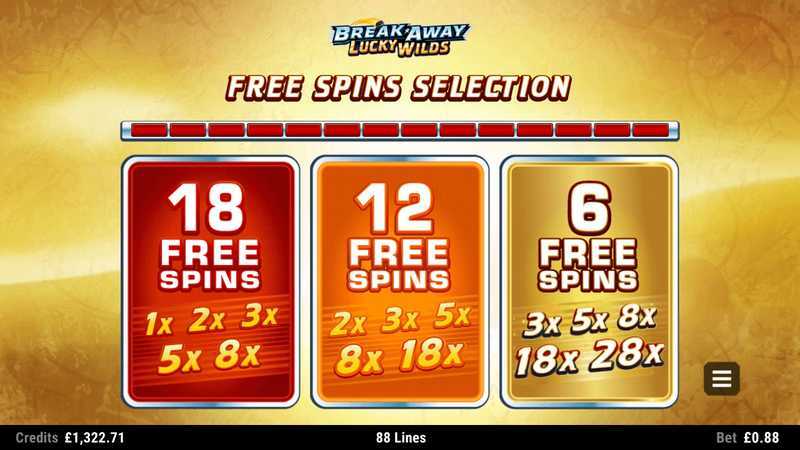 Slot Break Away Lucky Wilds