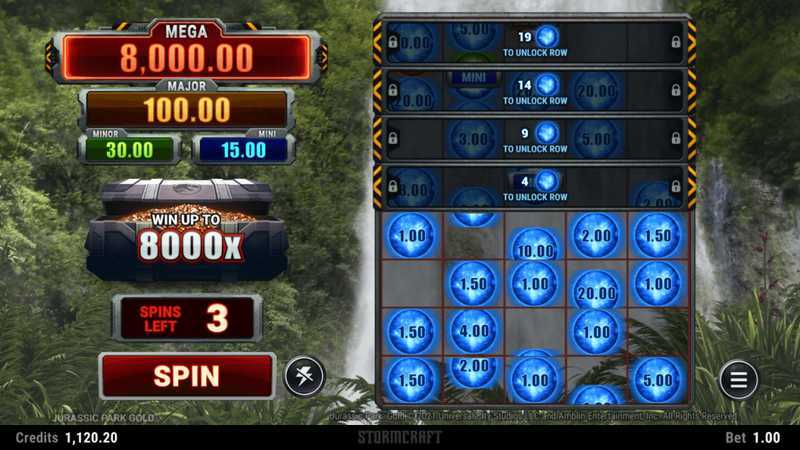 Slot Jurassic Park Gold