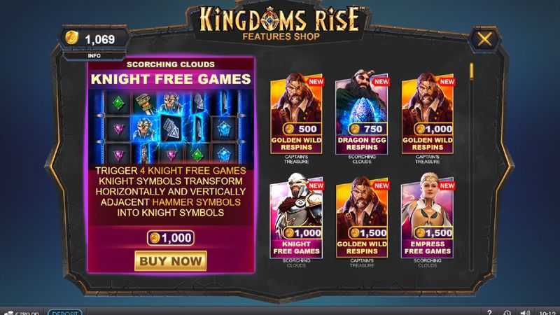 Slot Kingdoms Rise: Scorching Clouds