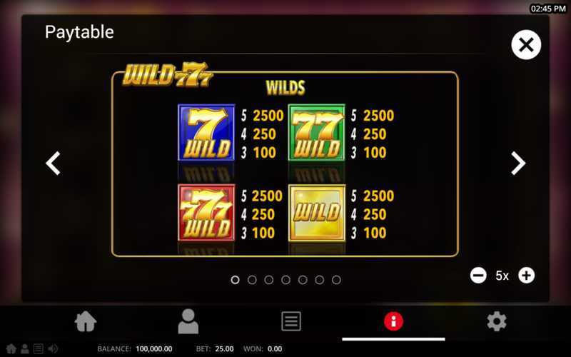 Slot Wild 777