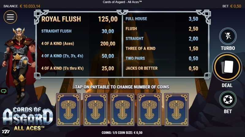 Play Cards of Asgard All Aces by Switch Studios