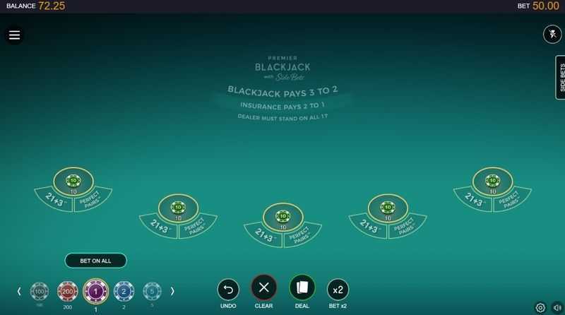 Classic Blackjack Poker Side Bets Classic Blackjack Poker Side Bets