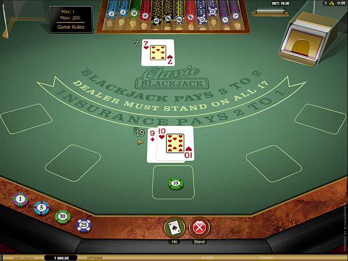 Classic Blackjack with Ten-20 Classic Blackjack with Ten-20
