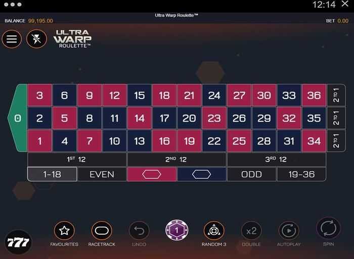 Play Ultra Warp Roulette by Switch Studios