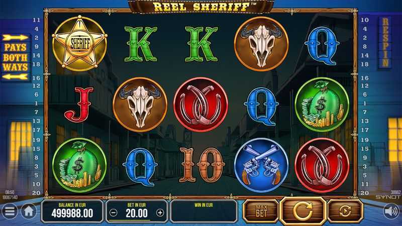 Play Reel Sheriff by Synot