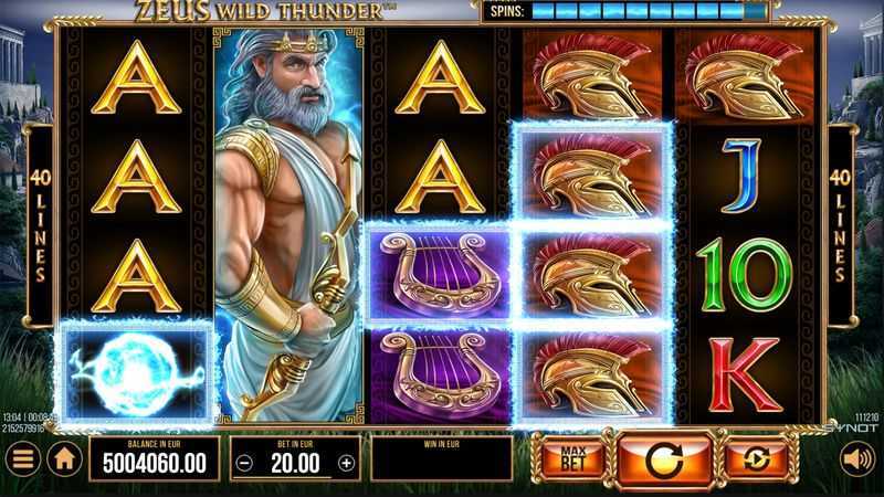 Slot Zeus Wild Thunder